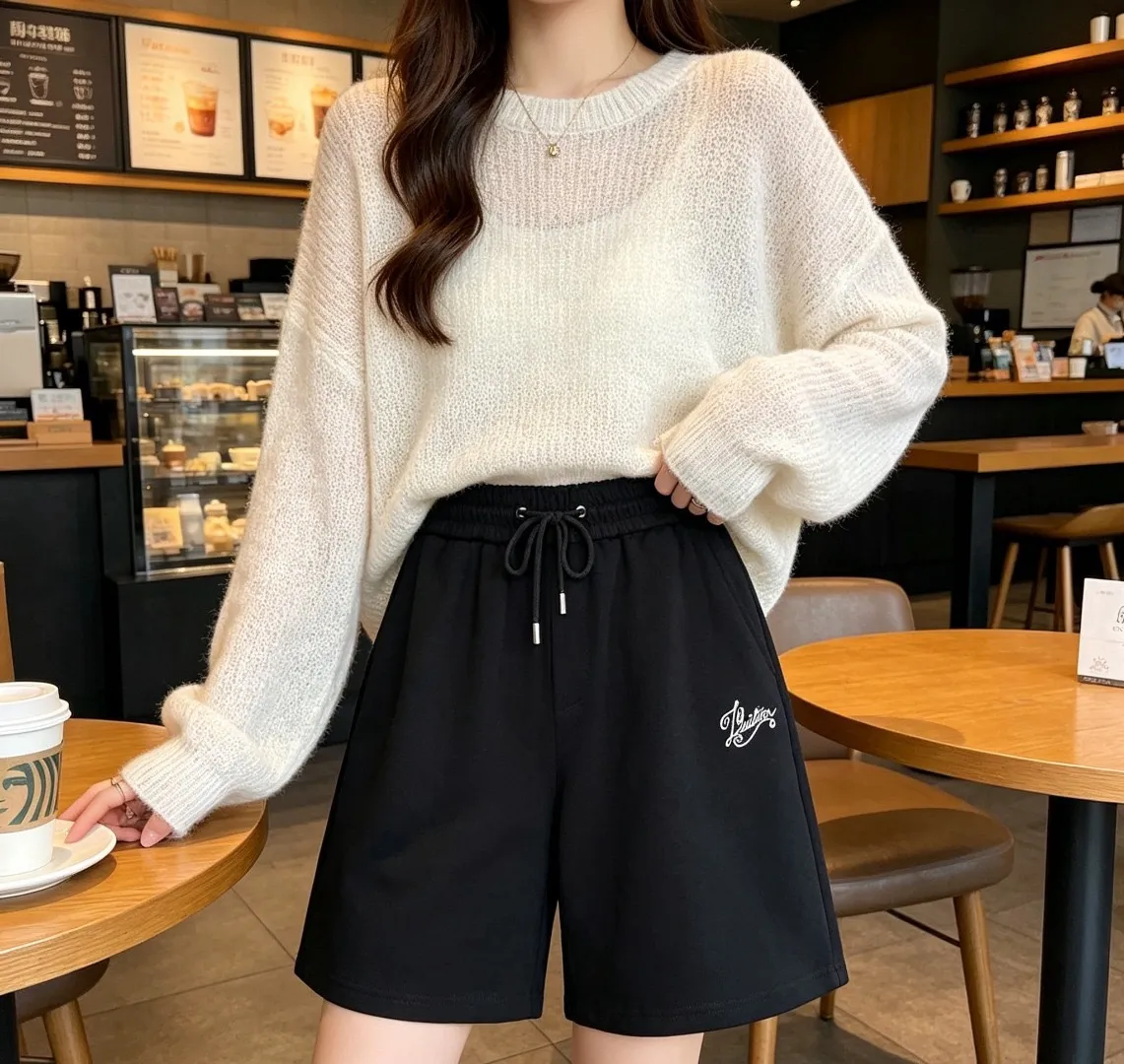 Louis Vuitton/Louis Vuitton signature embroidered letter shorts